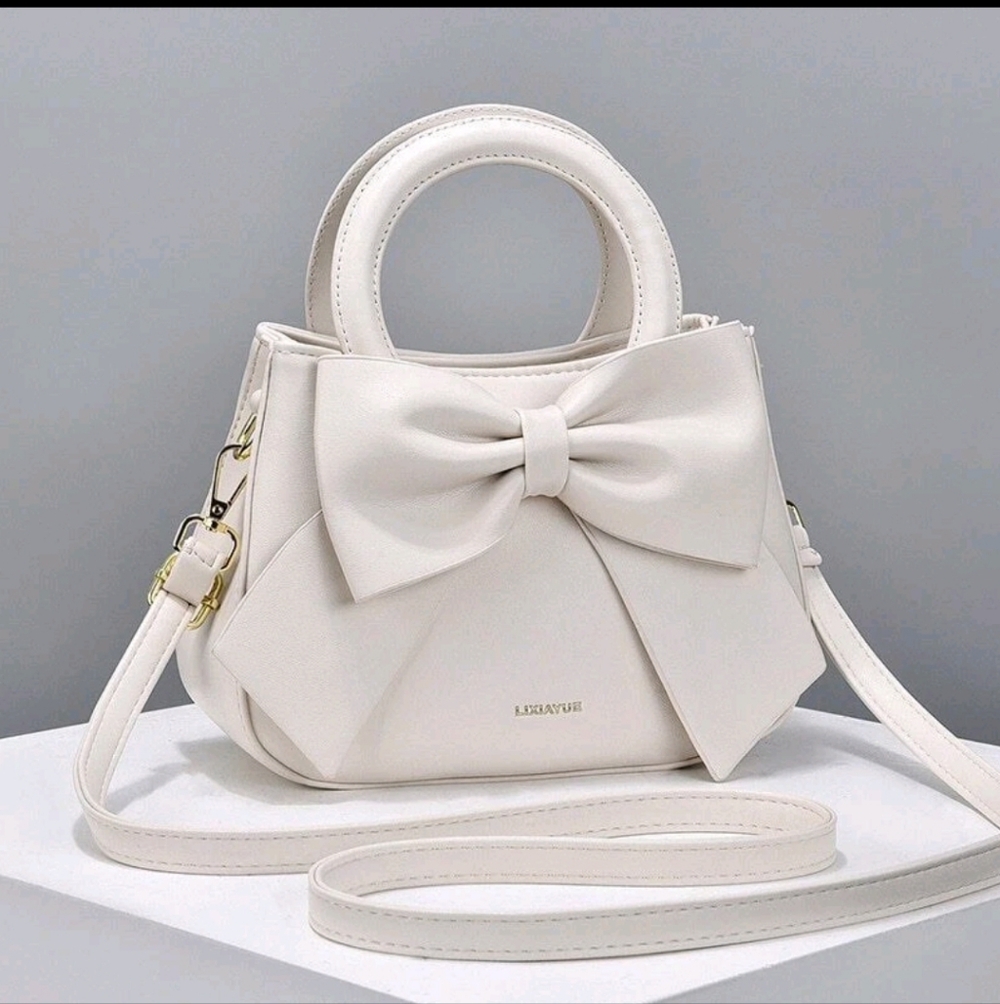 Women's Bags Bowknot Handbag Shoulder Crossbody Bag Ladies Sweet Tote Chic Girls - Picture 7 of 7